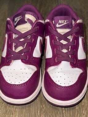 👟 Nike Dunk Low TE 10C - Viotech Purple/White